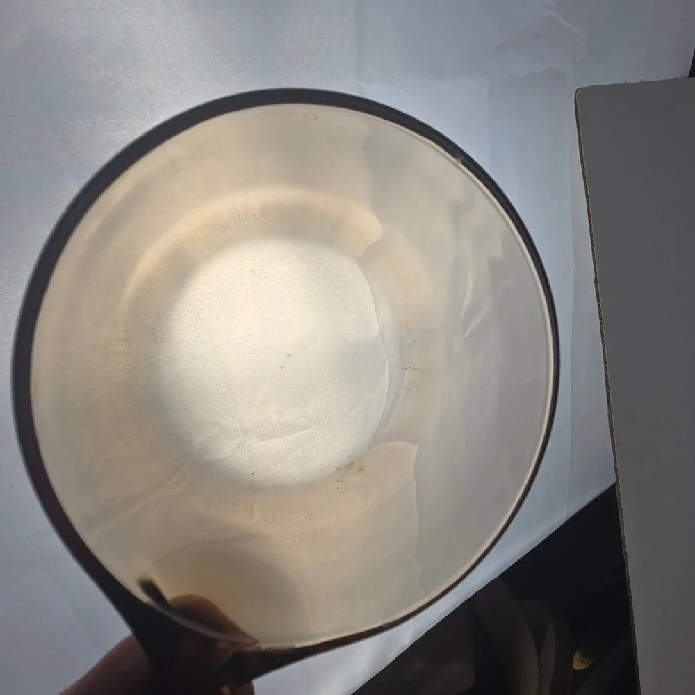 Vtg Pyrex Corning Vision Ware Amber Glass 0.5 Liter Sauce Pan w Lid‎ P-81-C USA